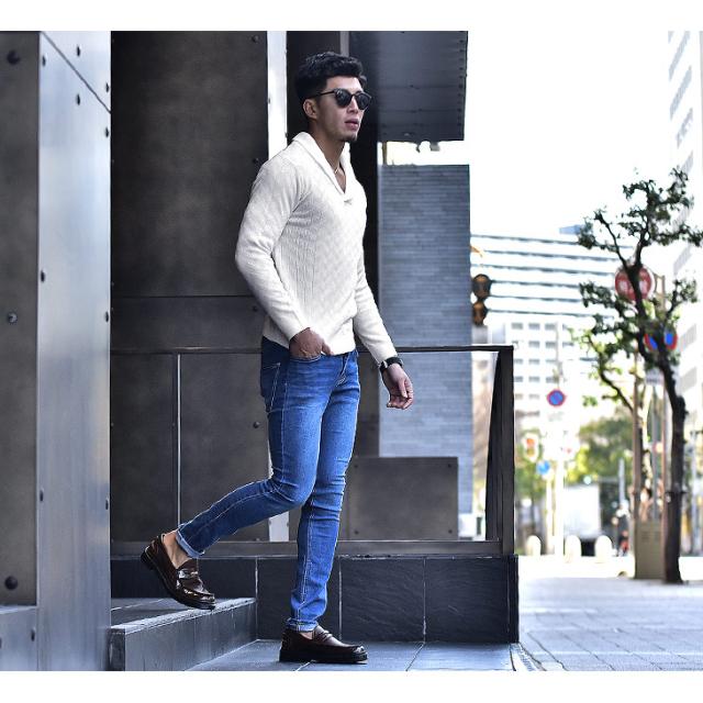 ニット メンズ 春新作 春ニット 長袖 大きいサイズ ブランド ショールカラー 薄手 春 ニット 長袖 白 黒 ショート丈 春服 春物 ニットの通販はau Pay マーケット Joker