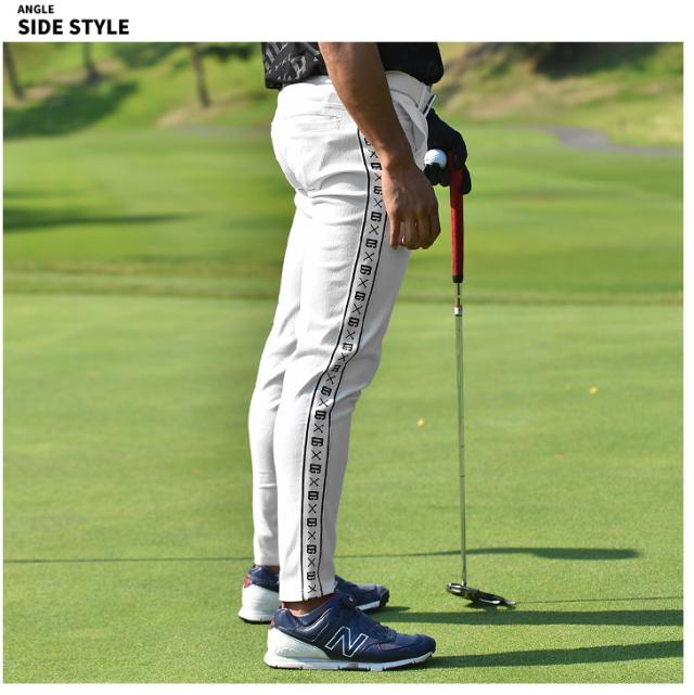 限定版 パンツ メンズ ゴルフウェア 秋 白 ホワイト コーディネート パンツ ロングパンツ ブランド おしゃれ 大きいサイズ 伸縮 ストレッチ 秋服 スウェットパンツ