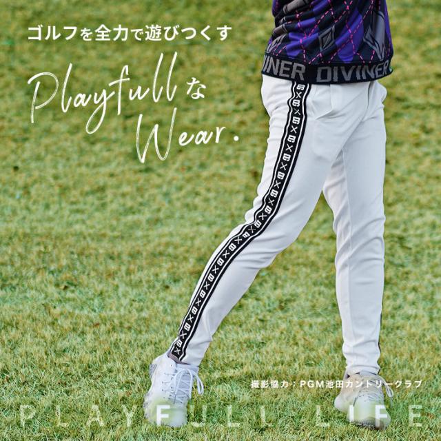 DIVINER GOLF】ゴルフウェア メンズ 春 パンツ ゴルフパンツ 細身