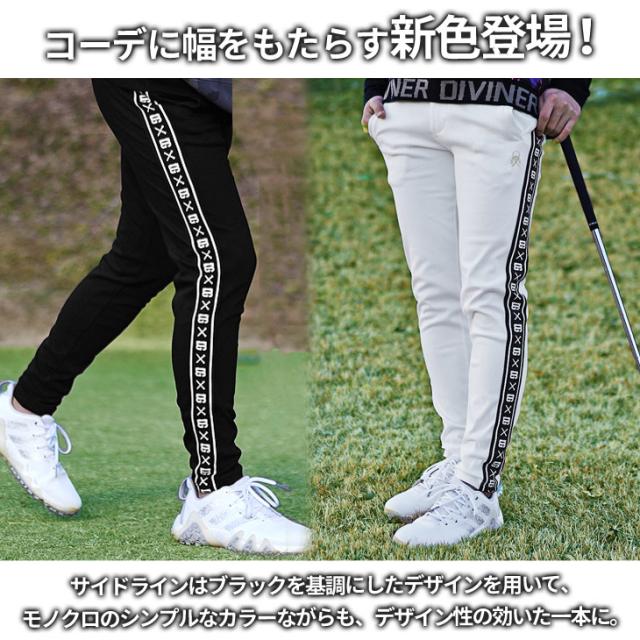 【DIVINER GOLF】ゴルフウェア メンズ 春 パンツ ゴルフパンツ 細身 ゴルフ パンツ メンズ ラインパンツ ロングパンツ ストレッチ 伸縮 大きいサイズ XL コンペ 景品 春 春服 春物 メンズファッション スポーツ カジュアル お兄系 オラオラ系 ちょいワル 夏服 夏 夏新作 新作_3