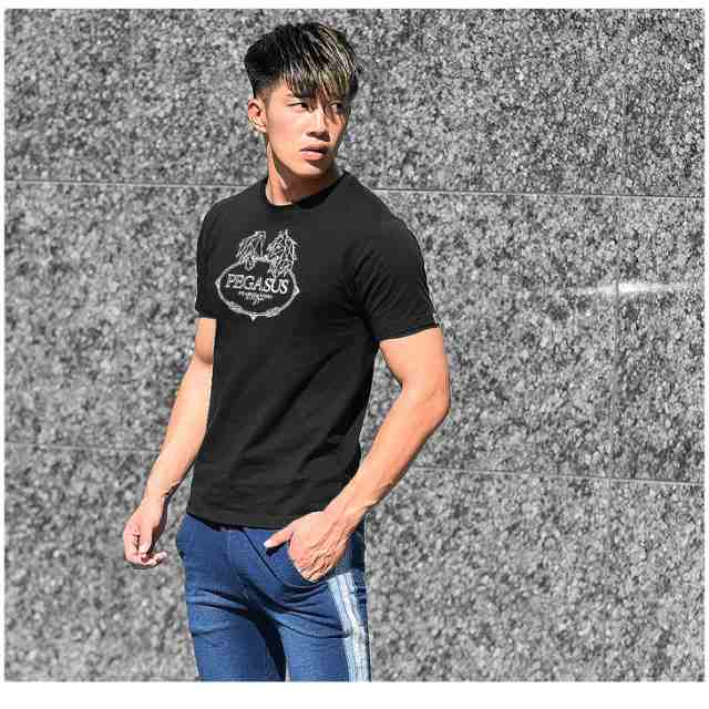 Tシャツ メンズ 半袖 半袖tシャツ カットソー 筋トレ スポーツ ブランド おしゃれ マッチョ ジムウェア ワークアウト ランニング 格闘技 の通販はau Pay マーケット Joker