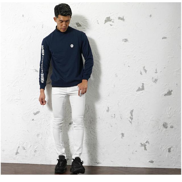 DIVINER GOLF】 ゴルフウェア メンズ ゴルフ メンズウェアトレーナー