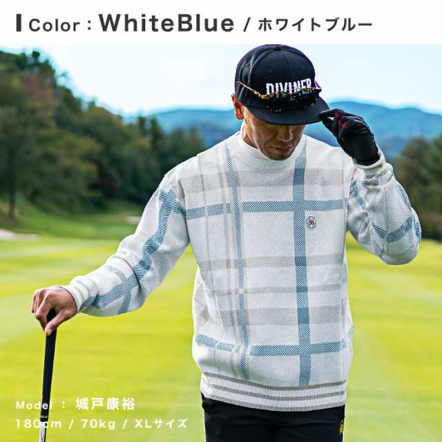 DIVINER GOLF】 ゴルフ ニット ゴルフウェア ニット メンズ セーター ...