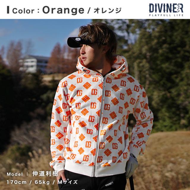 DIVINER GOLF】ゴルフウェア メンズ パーカー ゴルフ パーカー