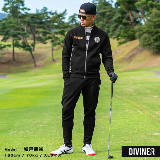 【DIVINER GOLF】 ゴルフウェア メンズ ジャケット 長袖 ジャージ メンズ 上 ゴルフジャケット メンズ スタンドジャケット メンズ  ゴルフ｜au PAY マーケット