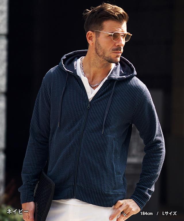 パーカー メンズ 薄手 ジップパーカー ジップアップパーカー メンズ