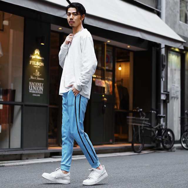 ジョガーパンツ メンズ ジャージ パンツ ラインパンツ サイド