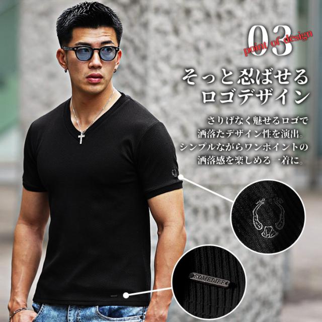 Vネック Tシャツ メンズ 無地 半袖Tシャツ Tシャツ メンズ 半袖