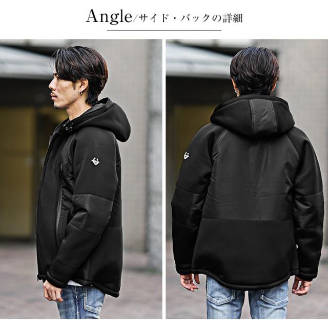 アウター メンズ ブランド 中綿ブルゾン メンズ パーカー ジャケット