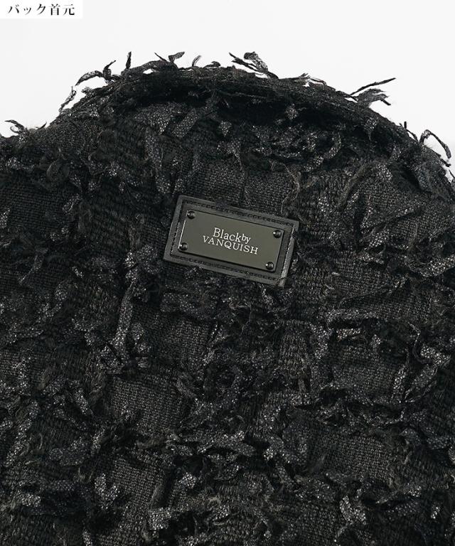 テーラードジャケット メンズ 新作 ツイード ブラック フリンジ ジャケット メンズ クラシック テーラード ジャケット メンズ ブランド ブラックバイバンキッシュ Black by VANQUISH_9