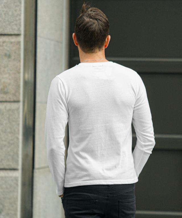 長袖 Tシャツ メンズ ブランド ロンT メンズ 長袖Tシャツ クルーネック