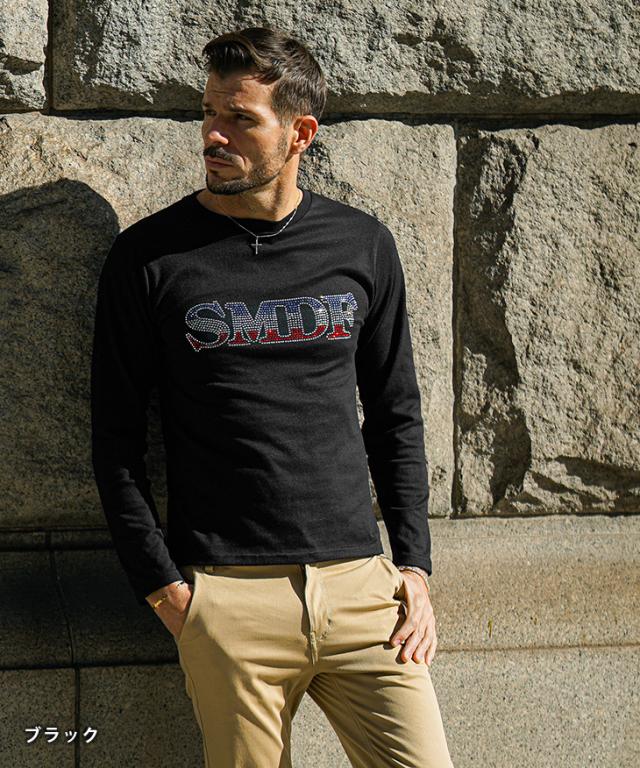 長袖 Tシャツ メンズ ブランド ロンT メンズ 長袖Tシャツ クルーネック