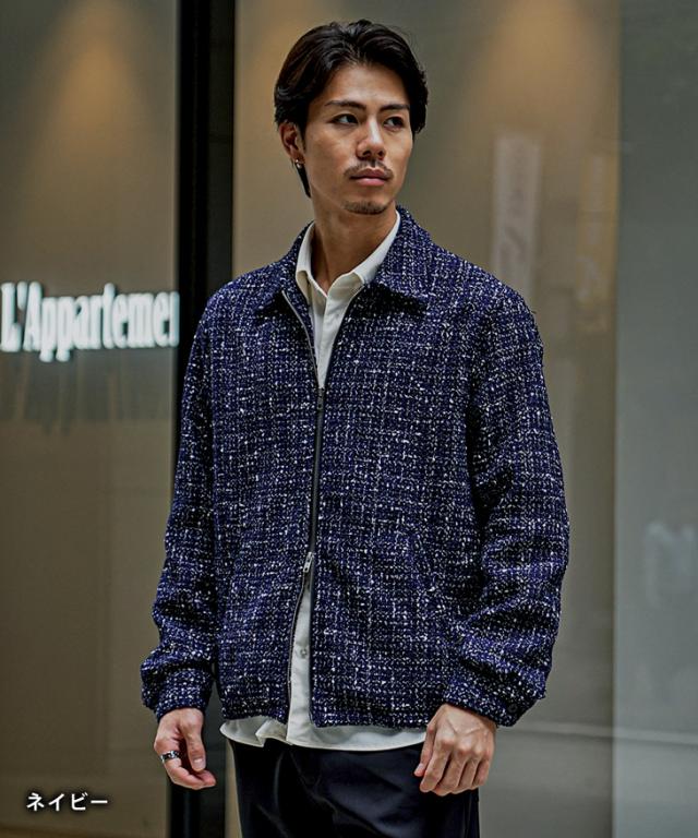 スイングトップ メンズ ブルゾン スウィングトップ ダブルジップ