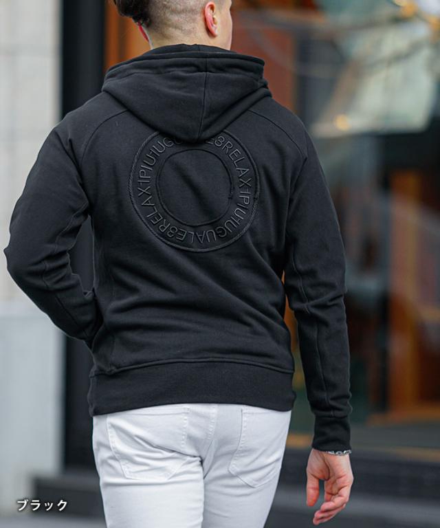 ウノピュウノウグァーレトレ ジップパーカー メンズ ブランド