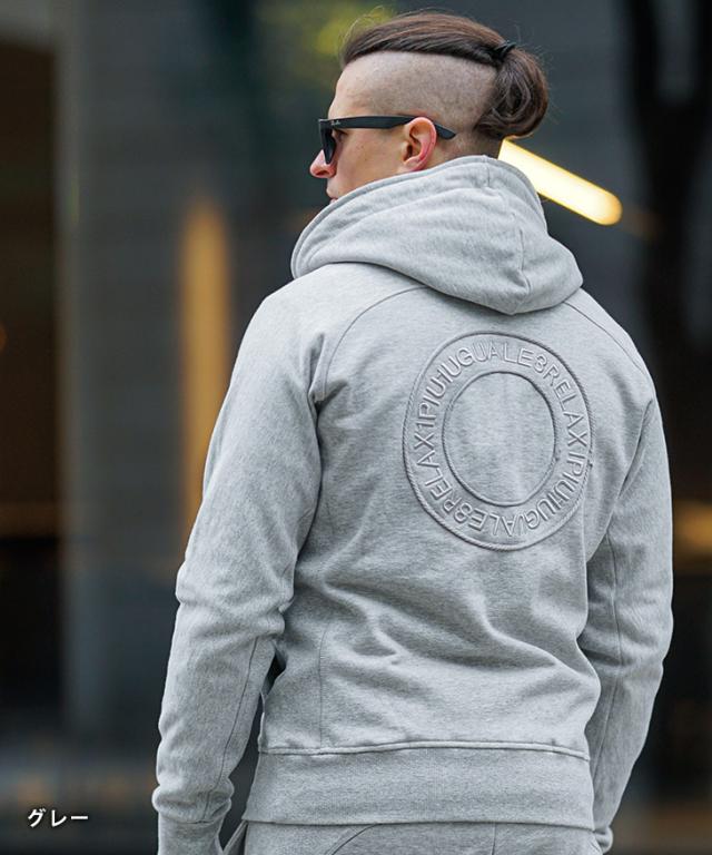 ウノピュウノウグァーレトレ ジップパーカー メンズ ブランド