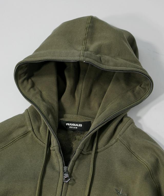 ウノピュウノウグァーレトレ パーカー メンズ ブランド ジップ