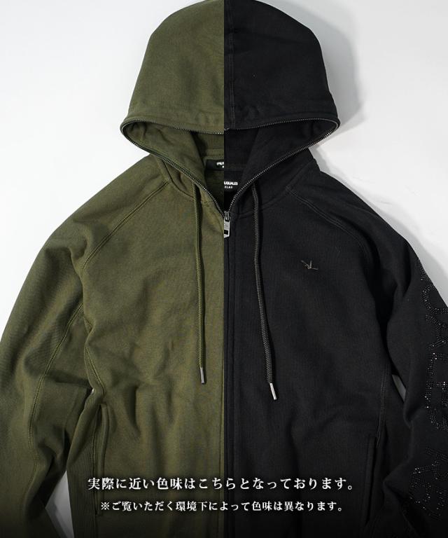 ウノピュウノウグァーレトレ パーカー メンズ ブランド ジップパーカー