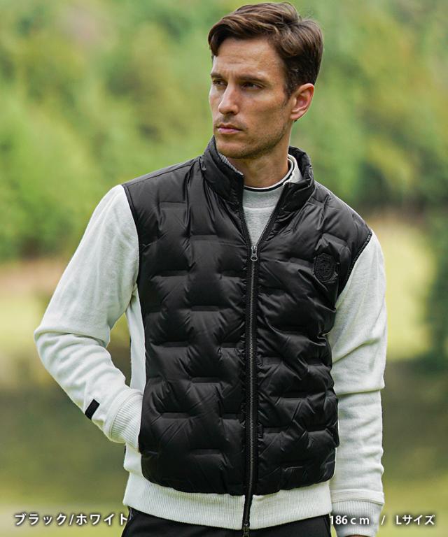 DIVINER GOLF】 ゴルフウェア メンズ ダウンジャケット 袖切り替え