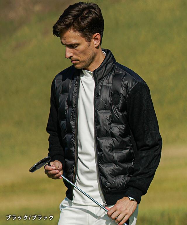 DIVINER GOLF】 ゴルフウェア メンズ ダウンジャケット 袖切り替え