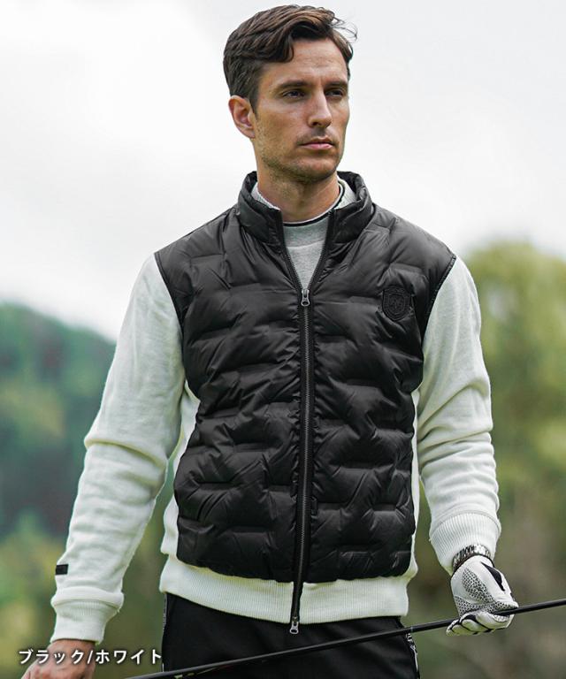 DIVINER GOLF】 ゴルフウェア メンズ ダウンジャケット 袖切り替え