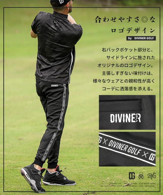 8yards ハチヤーズ ゴルフ サイドロゴ ジョガーパンツ ブラック Ｍ ゴルフウェア メンズ パンツ ジョガーパンツ メンズ サイドライン