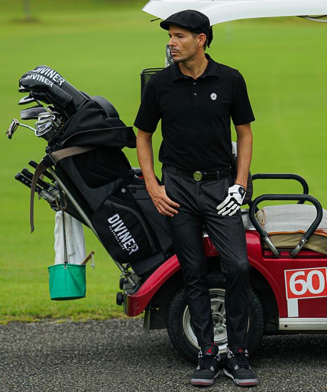 ゴルフ キャディバッグ メンズ モノトーン ブランド ロゴ セパレート ゴルフバッグ メンズ スタンド ゴルフ キャディバッグ メンズ モノトーン ブランド ロゴ セパレート