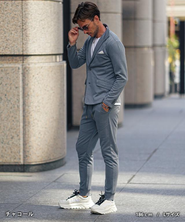 カジュアルスーツ メンズ セットアップ サマースーツ おしゃれ サマー