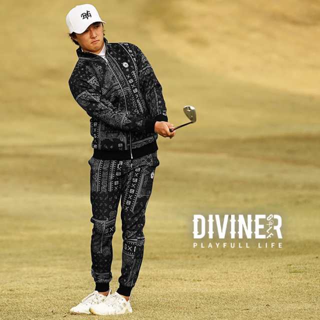 DIVINER GOLF】 ゴルフウェア メンズ セットアップ 上下 上下セット