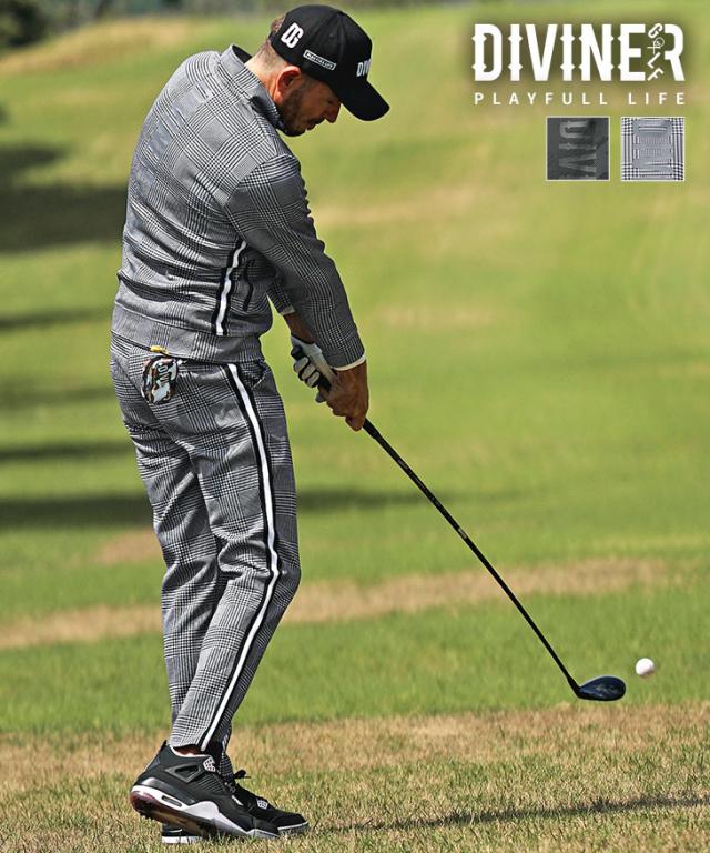 DIVINER GOLF】 ゴルフウェア メンズ セットアップ 上下 上下セット