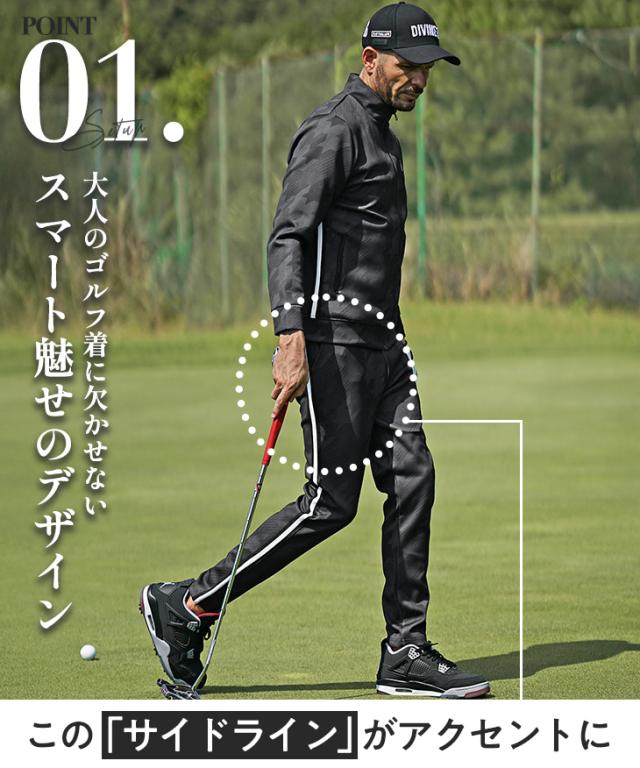 DIVINER GOLF】 ゴルフウェア メンズ セットアップ 上下 上下セット