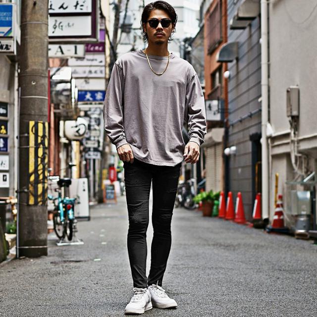 ダメージジーンズ メンズ デニム カジュアルパンツ ロングパンツ ストリート ボタン付き ダメージ加工 スリムフィットパンツ ベーシック Taopagii] ダメージジーンズ メンズ デニム カジュアルパンツ ロング