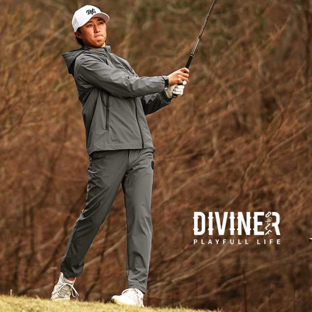 DIVINER GOLF ゴルフウェア メンズ セットアップ 上下 上下