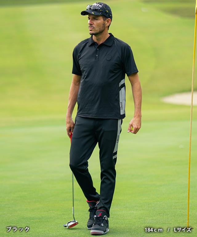 ゴルフウェア メンズ 上下セット メンズ ポロシャツ セットアップ
