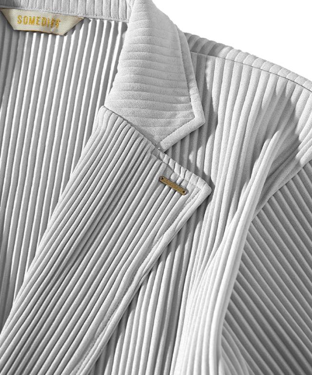 セットアップ メンズ プリーツ おしゃれ テーラードジャケット メンズ