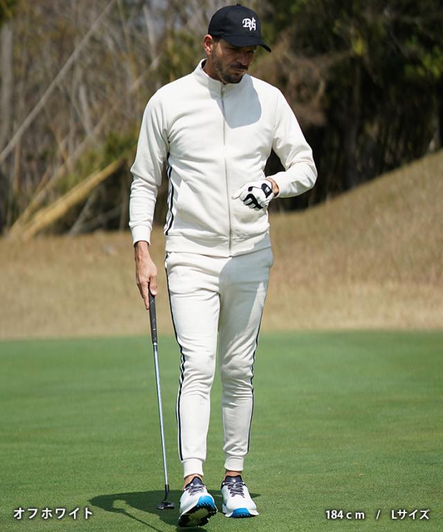 【DIVINER GOLF】 ゴルフウェア メンズ セットアップ スタンドジャケット ゴルフ 上下セット フェイクスエード ジョガーパンツ スウェット サイドライン おしゃれ 大きいサイズ XL XXL JOKER ジョーカー ディバイナーゴルフ 新作 夏新作 夏服_10
