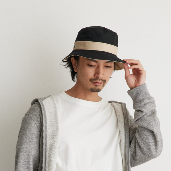 ラコステ リバーシブル サファリハット バケットハット L1131 メンズ レディース 帽子 紳士 男性 おしゃれ 人 LACOSTE プレゼント 父の日 母の日 敬老の日 ギフト 帽子 登山 山登り アウトドア 旅行_14