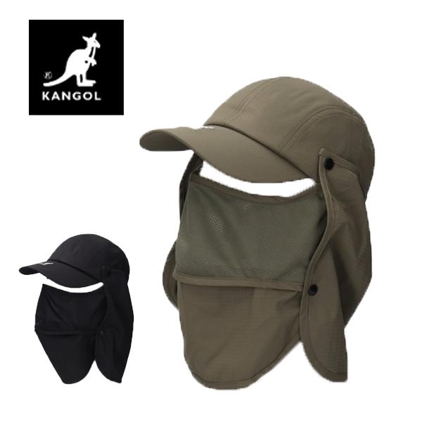 カンゴール マルチユーティリティーマスク ベースボールキャップ 黒 ブラック オリーブ