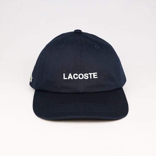 ラコステ 綿 コットン キャップ L1402 メンズ レディース LACOSTE 白 ホワイト 黒 ブラック 紺 ネイビー_5