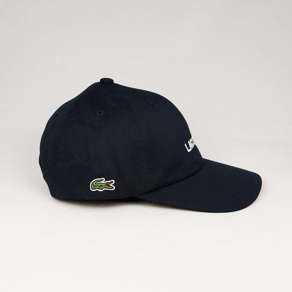 ラコステ 綿 コットン キャップ L1402 メンズ レディース LACOSTE 白 ホワイト 黒 ブラック 紺 ネイビー_6