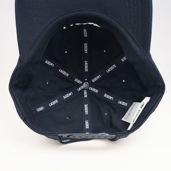 ラコステ 綿 コットン キャップ L1402 メンズ レディース LACOSTE 白 ホワイト 黒 ブラック 紺 ネイビー_9
