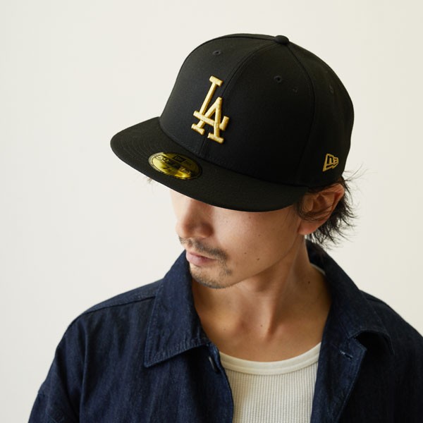 ニューエラ 59FIFTY キャップ la ロサンゼルス ドジャース 黒 ブラック 白 ホワイト ゴールド ブラック×ブラック ベージュ ウィート  グ｜au PAY マーケット