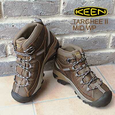 【返品交換送料無料】KEEN キーン レディース TARGHEE II MID WP ターギー2 ミッド ウォータープルーフ SLATE BLACK/FLINT STONE スレー