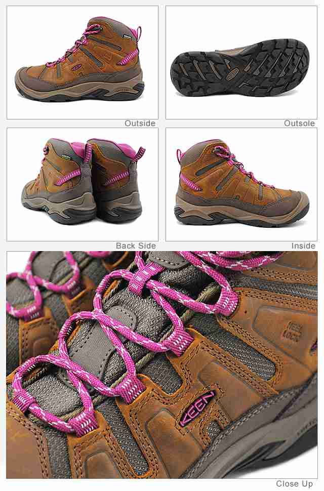 【返品交換送料無料】KEEN キーン レディース CIRCADIA MID WP サーカディア ミッド ウォータープルーフ SYRUP/BOYSENBERRY シロップ/ボ