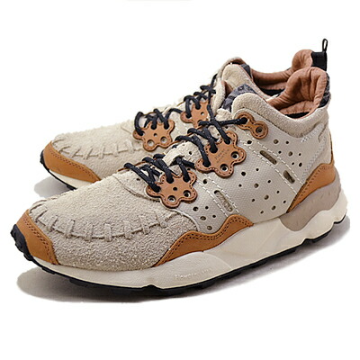 【返品交換送料無料】Flower MOUNTAIN フラワー マウンテン MUSTARD WALNUT　マスタードウォルナット BEIGE ベージュ　靴 スニーカー シューズ