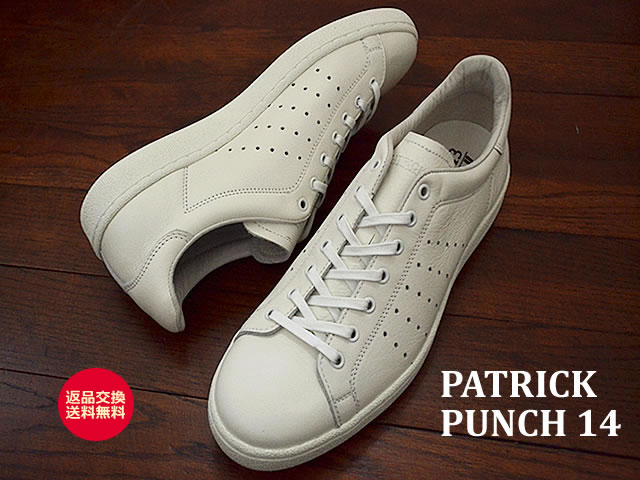 【返品交換送料無料】PATRICK パトリック PUNCH 14 パンチ 14 WHT ホワイト 靴 スニーカー シューズ 定番