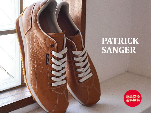 【返品交換送料無料】PATRICK パトリック SANGER サンガー BRN ブラウン  靴 スニーカー シューズの通販は
