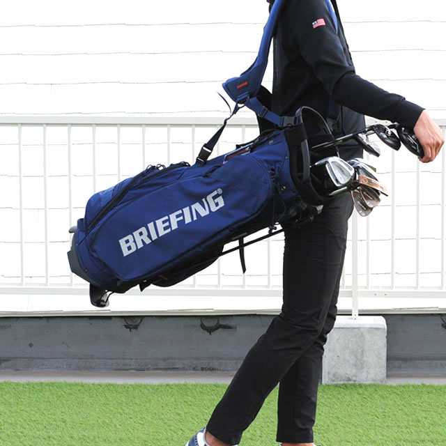 【即納】BRIEFING GOLF ブリーフィング ゴルフ キャディバッグ CR-7 #02 BLUE ブルー メンズ レディース　 【正規取扱店】ルフエ ruffue 3｜au PAY マーケット