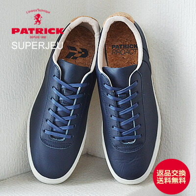 【返品交換送料無料】PATRICK  パトリック SUPERJEU スーペルジュ NVY ネイビー 靴 スニーカー シューズの通販は 22,968円