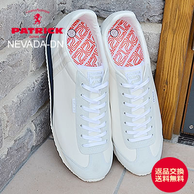 【返品交換送料無料】PATRICK パトリック NEVADA-DN ネバダ・ディーエヌ WHT ホワイト 撥水 靴 スニーカー シューズ