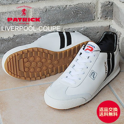 【返品交換送料無料】限定 PATRICK パトリック LIVERPOOL-COUPE リバプール・クープ WHT ホワイト 靴 スニーカー シューズ